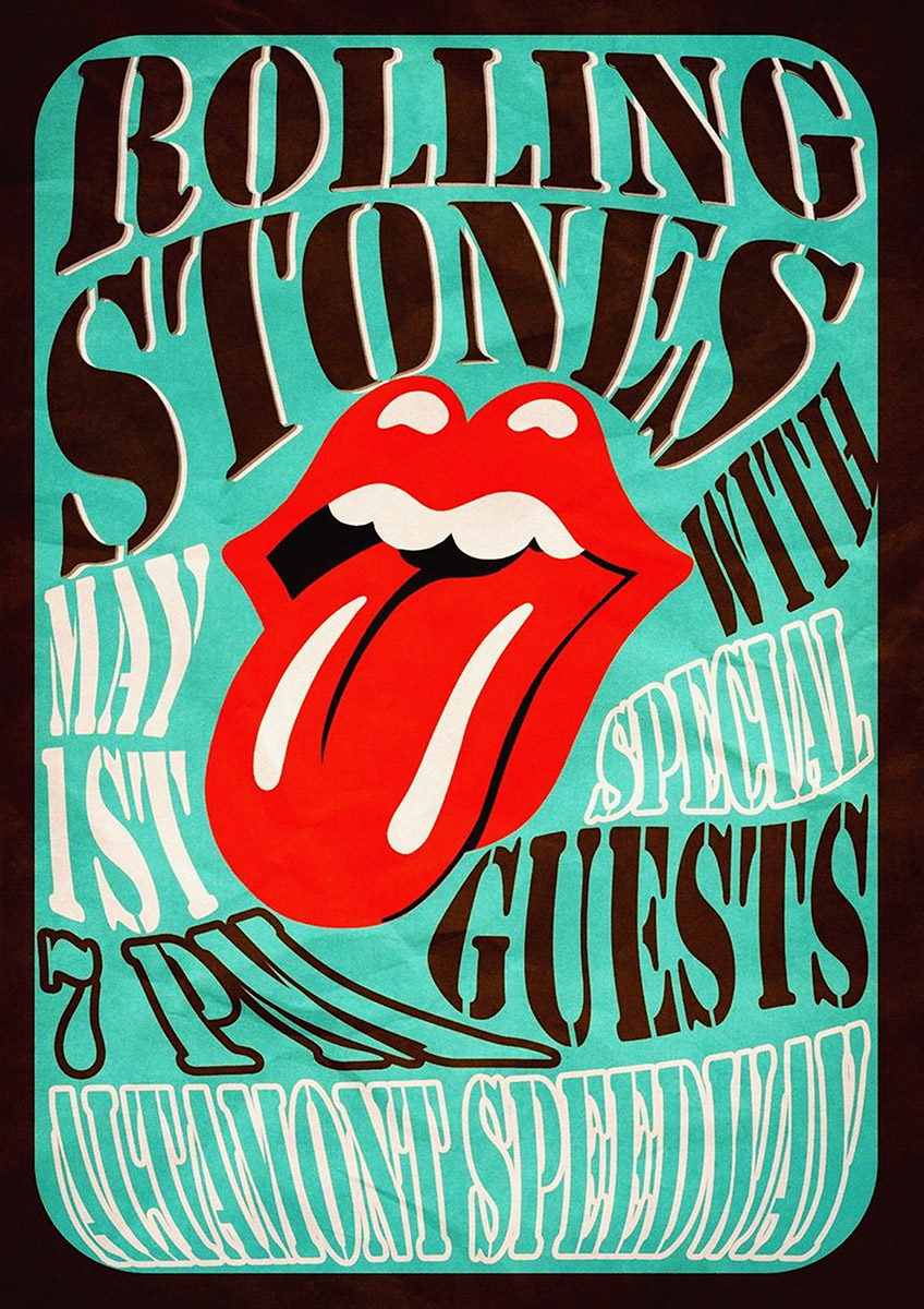 Rolling Stones Concert Poster – Globe Studio Gallery